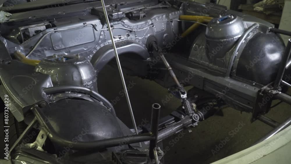 custom made wallpaper toronto digitalTuning car. engine in garage. the drift car . Car service. Close-up, Car Repair at Service station. avttomobile engine block at service station, brake pads, polishing