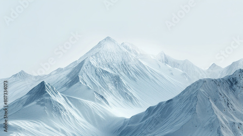 Minimalist background, mountains, abstract relief mountains, simplicity