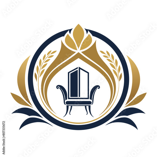 Creative upscale elegant minimalist logo vector illustration 