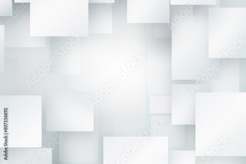 White minimalistic geometric abstract background with seamless dynamic square suit for corporate, business, wedding art display products blank