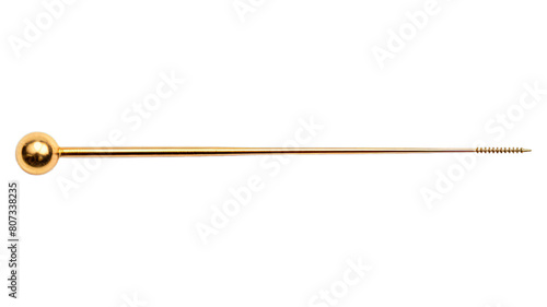 Sewing Needle isolated on transparent png background. Generative ai
