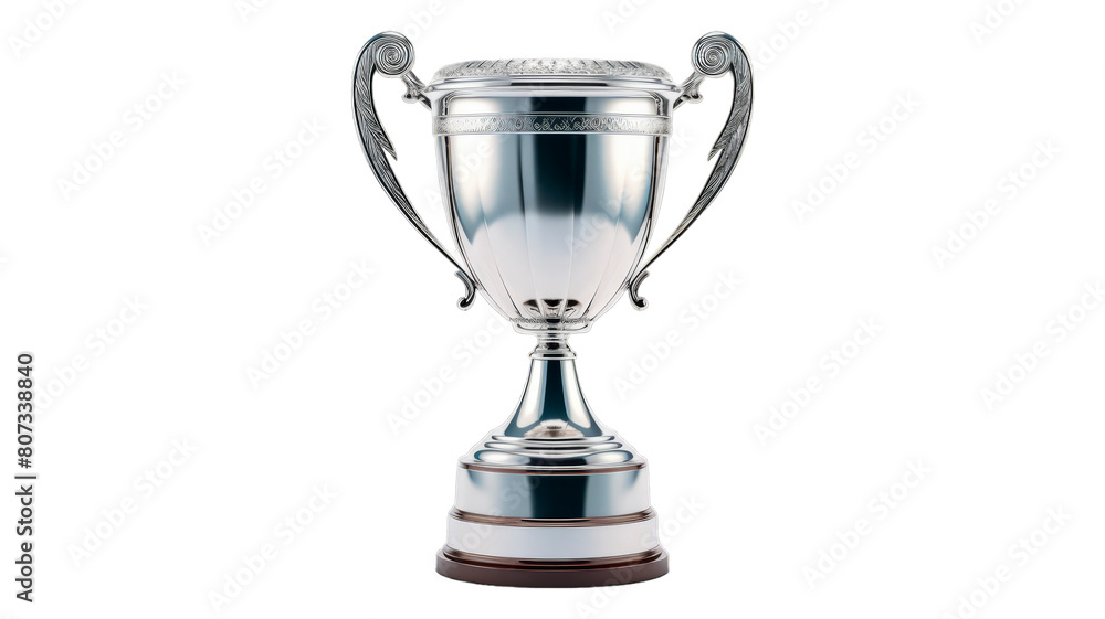 Trophy Cup isolated on transparent png background. Generative ai Trophy Cup isolated on transparent png background. Generative ai
