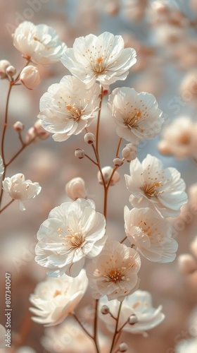 Close Up View of White Fabric