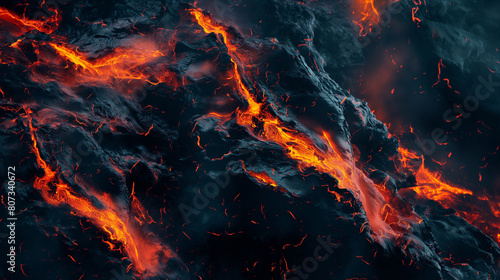Lava em um vulcão - wallpaper HD