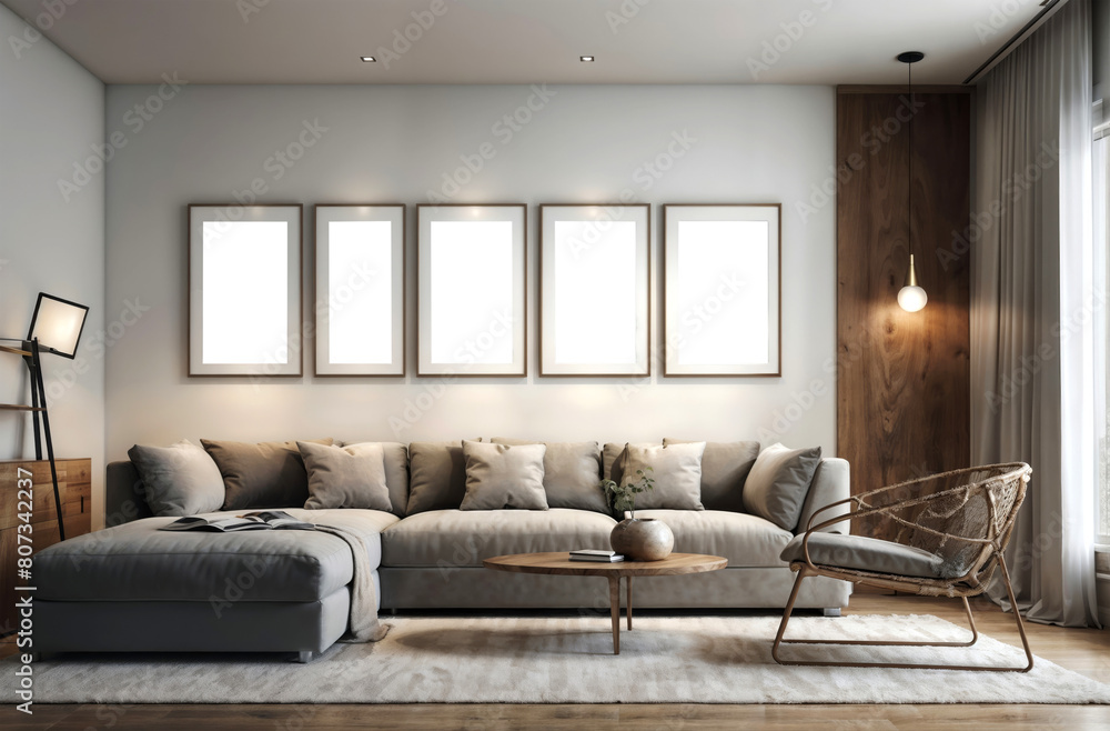 Fototapeta premium frame for poster layout