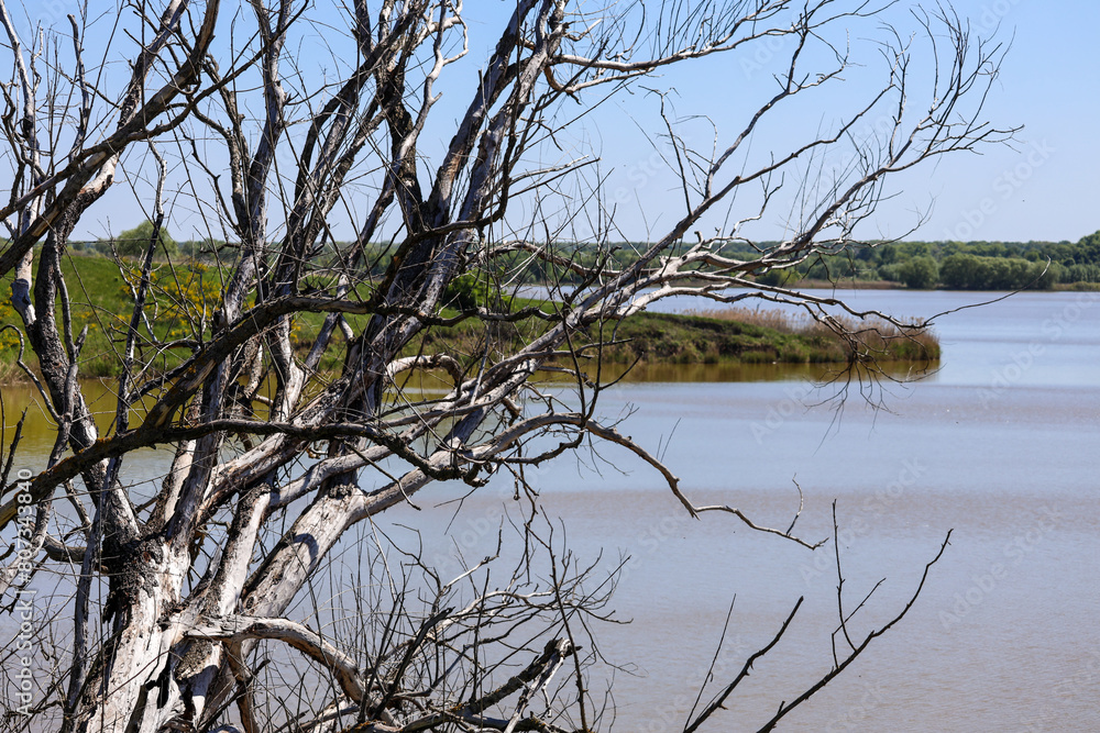 Ukrainian landscape of rivers and lakes Ukrainian landscape of rivers and lakes