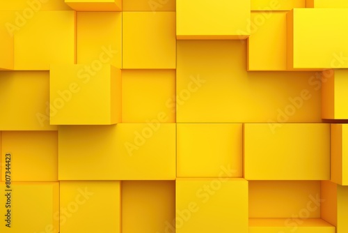 Yellow minimalistic geometric abstract background with seamless dynamic square suit for corporate, business, wedding art display products blank copyspace 