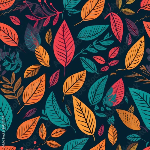 Earthy Tones in Colorful Leaves