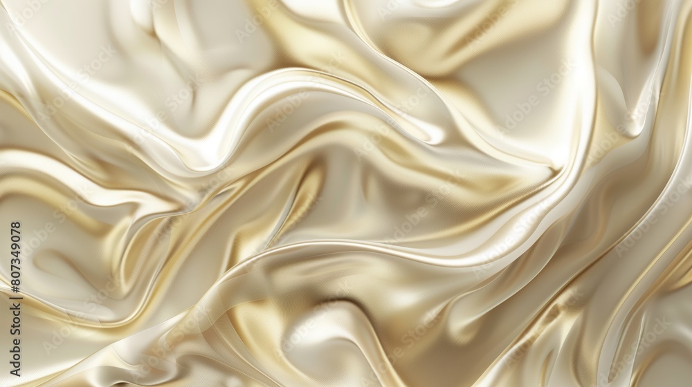 An abstract biege curved silk texture. Wavy fluid modern deluxe background. An abstract biege curved silk texture. Wavy fluid modern deluxe background.