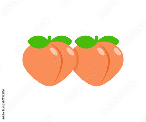 Two peaches are like sexual symbols. Getting to know same-sex love
