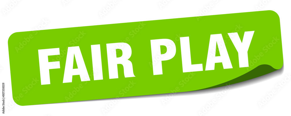fair play sticker. fair play label fair play sticker. fair play label
