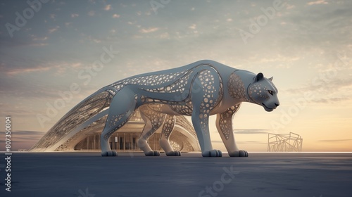 Animal-Inspired Architecture AI Builds Wonders. photo