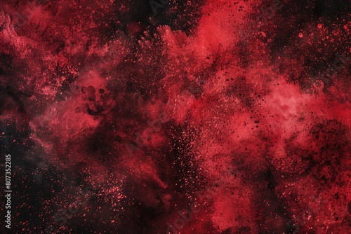 Detailed close up of a red and black textured background, suitable for graphic design projects