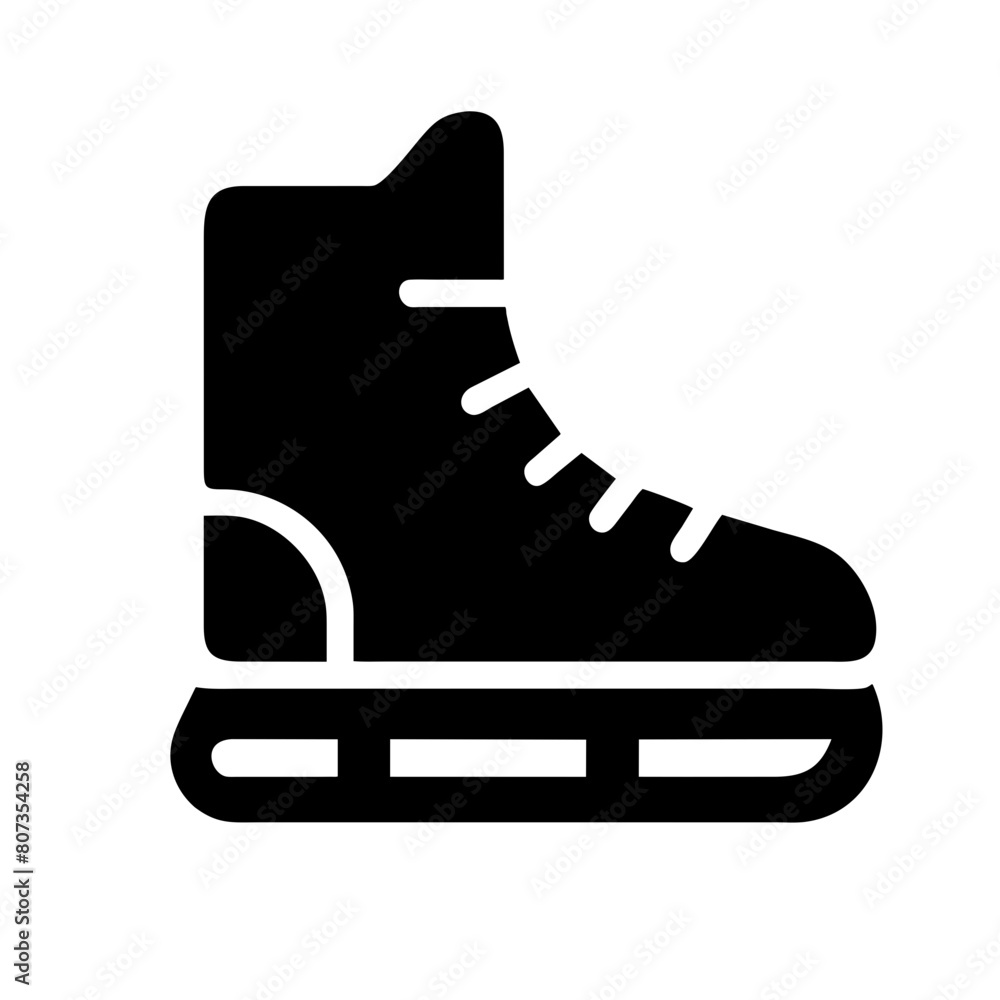 skate shoe icon. skater icon. ice skating shoe icon. ice skating icon. skate shoe vector icon. skater vector icon.