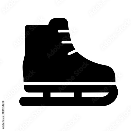 skate shoe icon. skater icon. ice skating shoe icon. ice skating icon. skate shoe vector icon. skater vector icon.