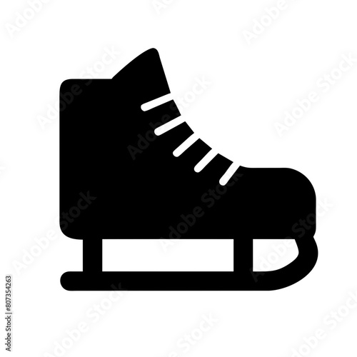 skate shoe icon. skater icon. ice skating shoe icon. ice skating icon. skate shoe vector icon. skater vector icon.