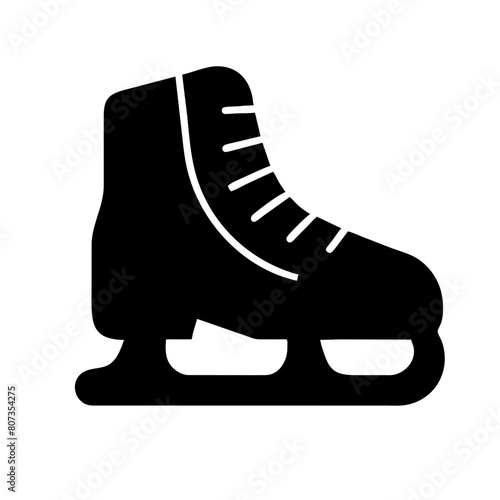 skate shoe icon. skater icon. ice skating shoe icon. ice skating icon. skate shoe vector icon. skater vector icon.