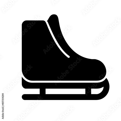 skate shoe icon. skater icon. ice skating shoe icon. ice skating icon. skate shoe vector icon. skater vector icon.