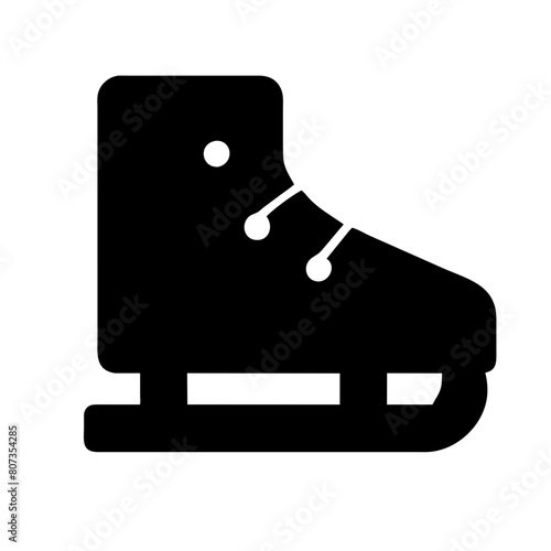 skate shoe icon. skater icon. ice skating shoe icon. ice skating icon. skate shoe vector icon. skater vector icon.