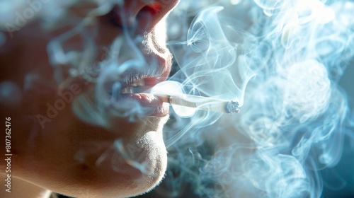 A cigarette addict © PhotoHunter