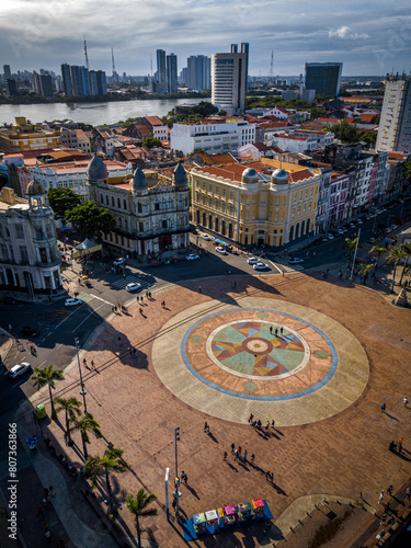 Fotografie Praça do Marco Zero de Recife, Pernambuco, Brasil