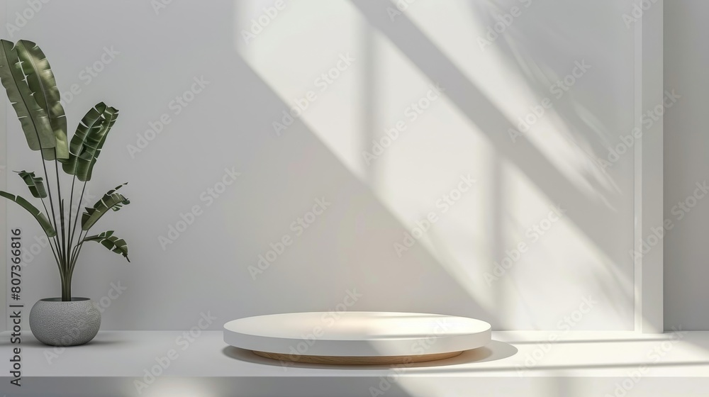 Minimalist Podium Mockup with Clean Design Elements for Showcasing Content Minimalist Podium Mockup with Clean Design Elements for Showcasing Content