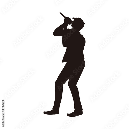 Pop Singer Silhouette