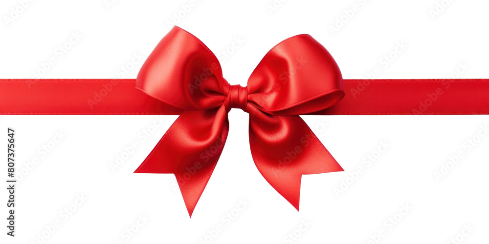 PNG Red ribbon bow white background celebration. PNG Red ribbon bow white background celebration.