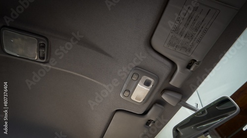 Headliner inside a car