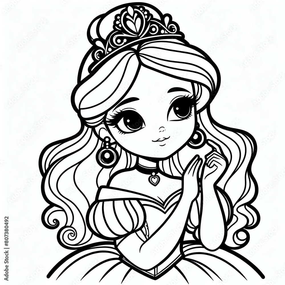 Princess coloring Princess coloring