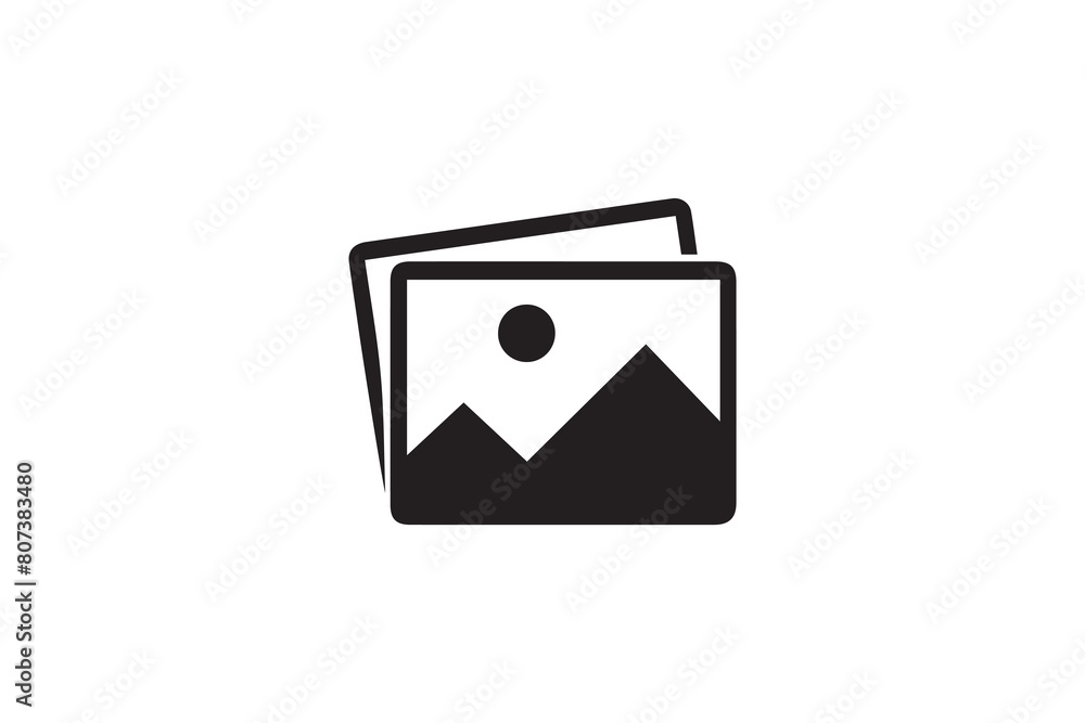 Picture icon, image icon, photo gallery symbol Picture icon, image icon, photo gallery symbol