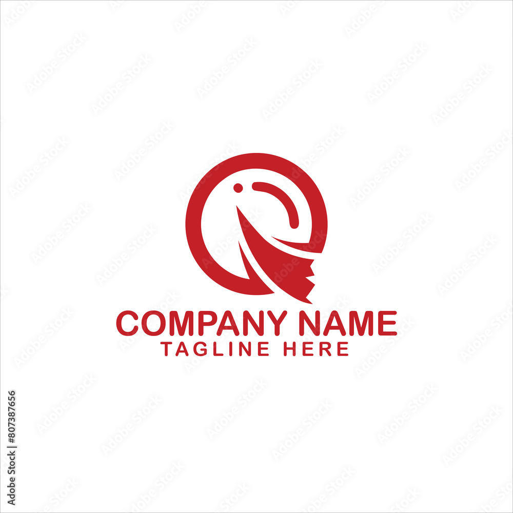 Fox logo forms with simple shape
Fox logo forms with simple shape