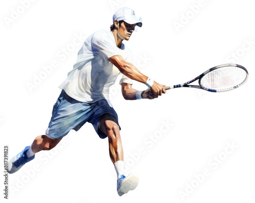 PNG Tennis sports racket player. photo