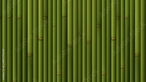 Green bamboo wall background