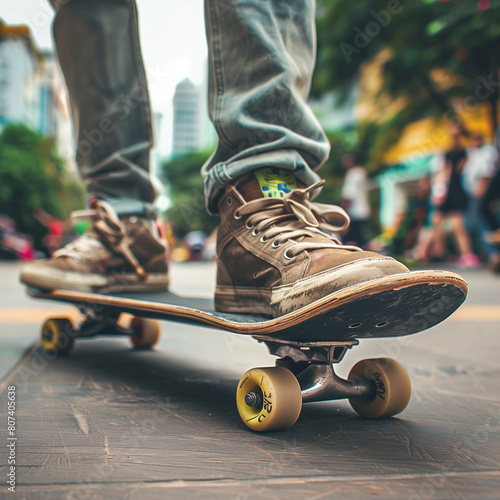 Urban Pathways Skateboarding: Maneuvering Through Cityscapes