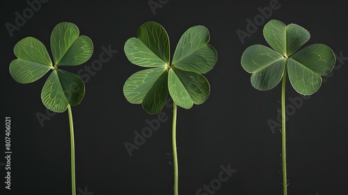 Three leaf clover or Shamrock genus Trifolium 