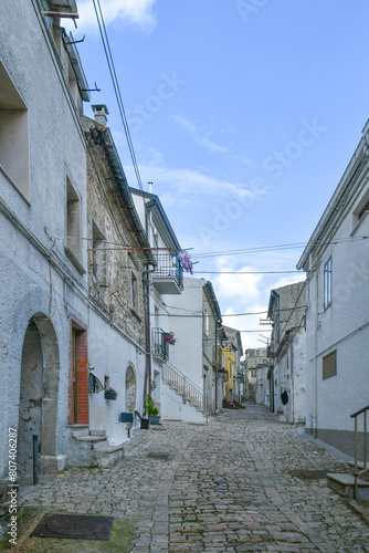 Fototapeta Naklejka Na Ścianę i Meble -  The Italian village of Orsara di Puglia.