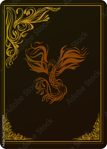 ゴシックなフェニックス・不死鳥の不思議なカード