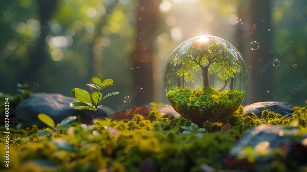 The World with Environmental of social and good governance concept. Save our Planet Climate change The World with Environmental of social and good governance concept. Save our Planet Climate change