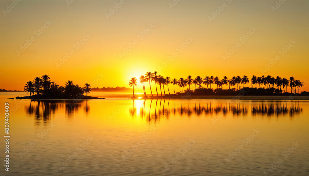 Majestic Sunrise Over the Serenity Lagoon Majestic Sunrise Over the Serenity Lagoon