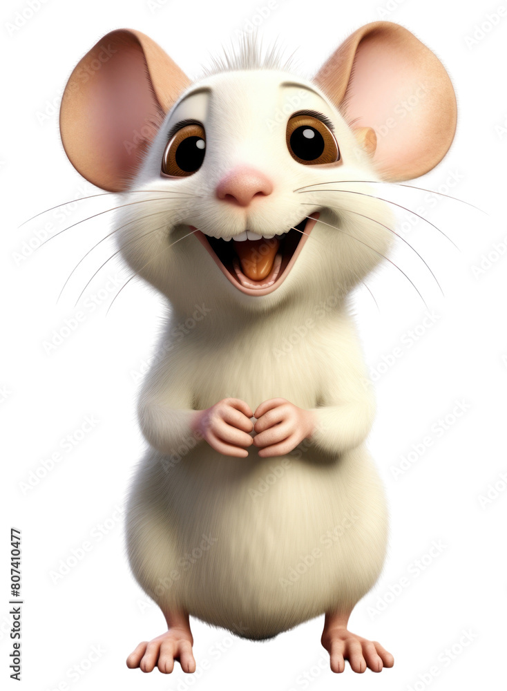 PNG Rat cartoon rodent animal.