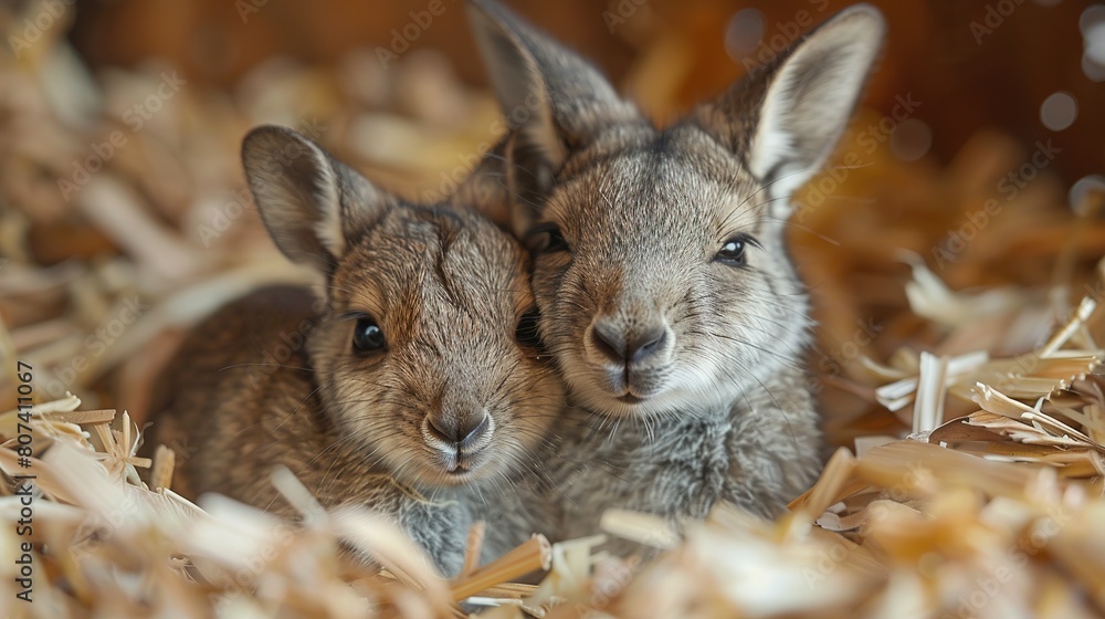 Fototapeta premium Universal Kangaroo Cuddle Fest