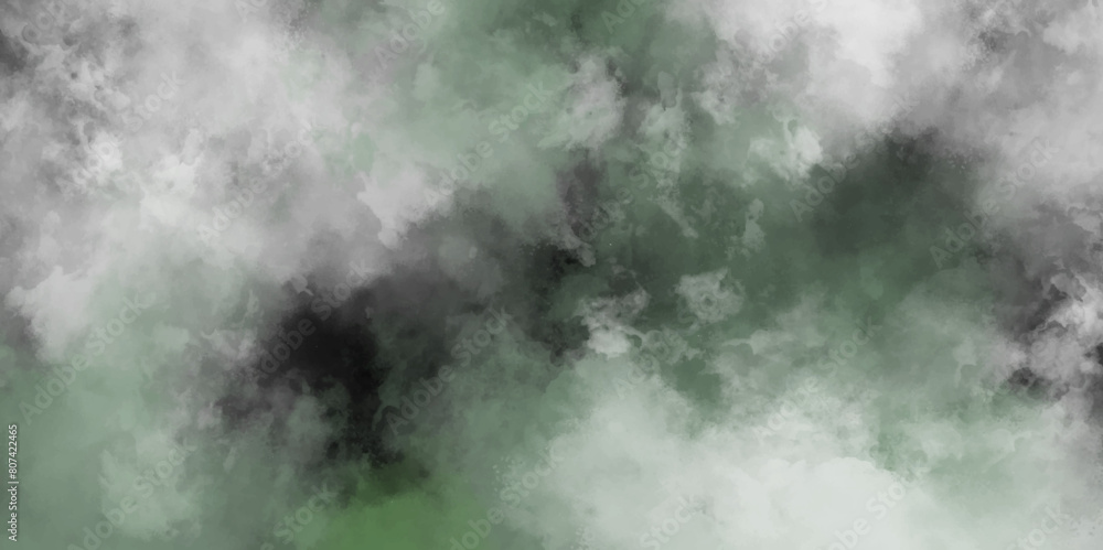Fototapeta premium Black, White smoke swirls reflection of neon cumulus clouds fog and smoke. Clouds abstract high in the sky. Gray pattern interior surface. White wall with scratches. 