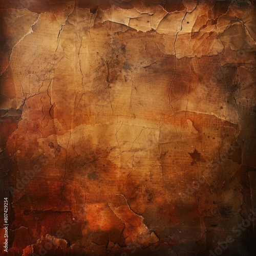 Rust colored abstract paper background