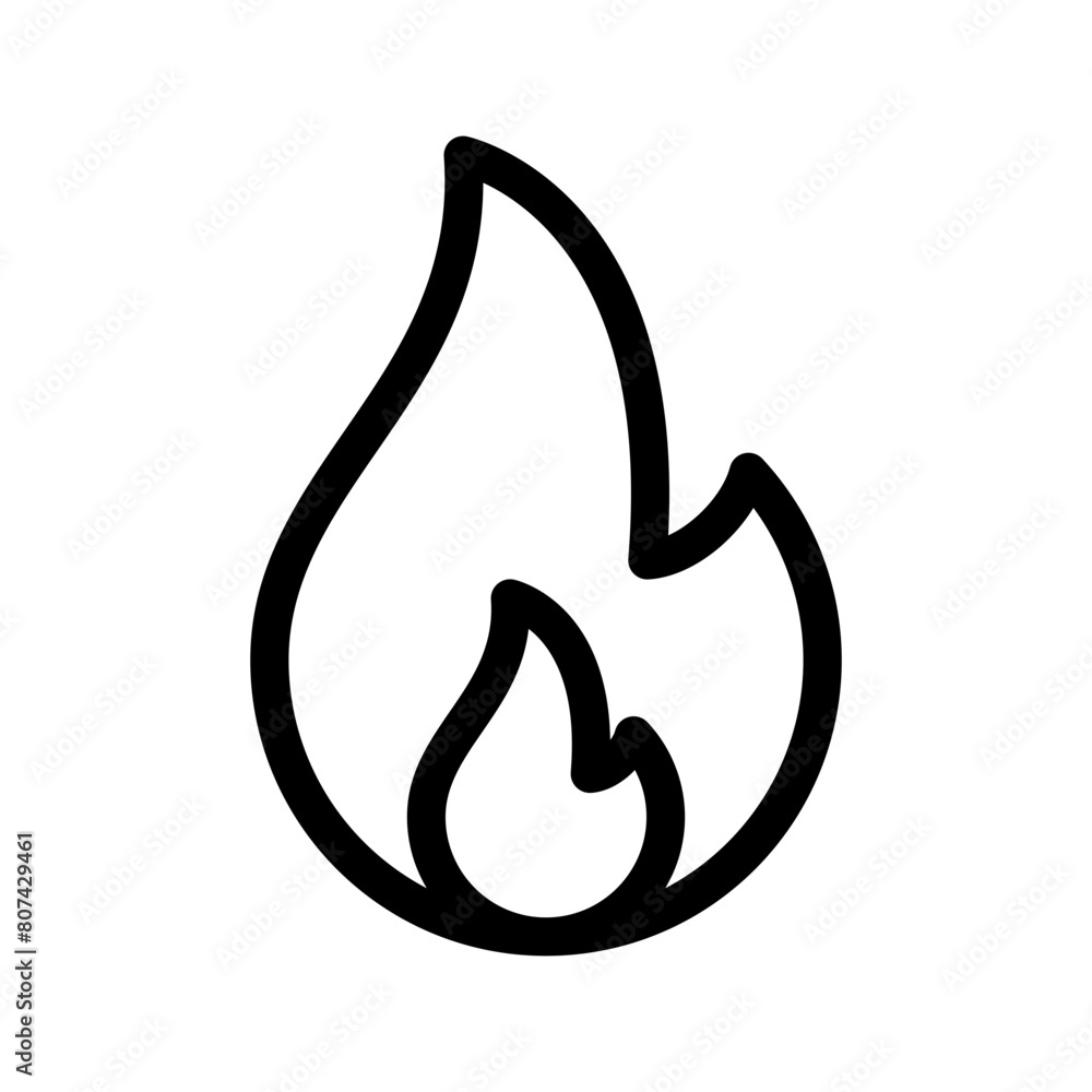 Fire Icon Vector Symbol Design Illustration Fire Icon Vector Symbol Design Illustration