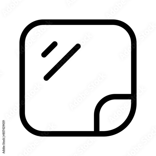 Stickers Icon Vector Symbol Design Illustration