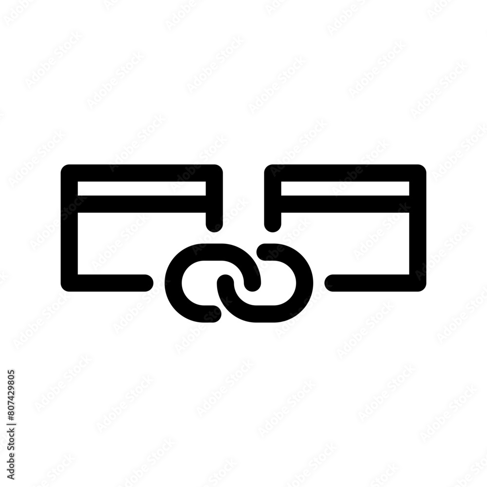 Link Icon Vector Symbol Design Illustration Link Icon Vector Symbol Design Illustration