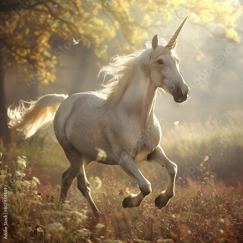 unicorn in the forest