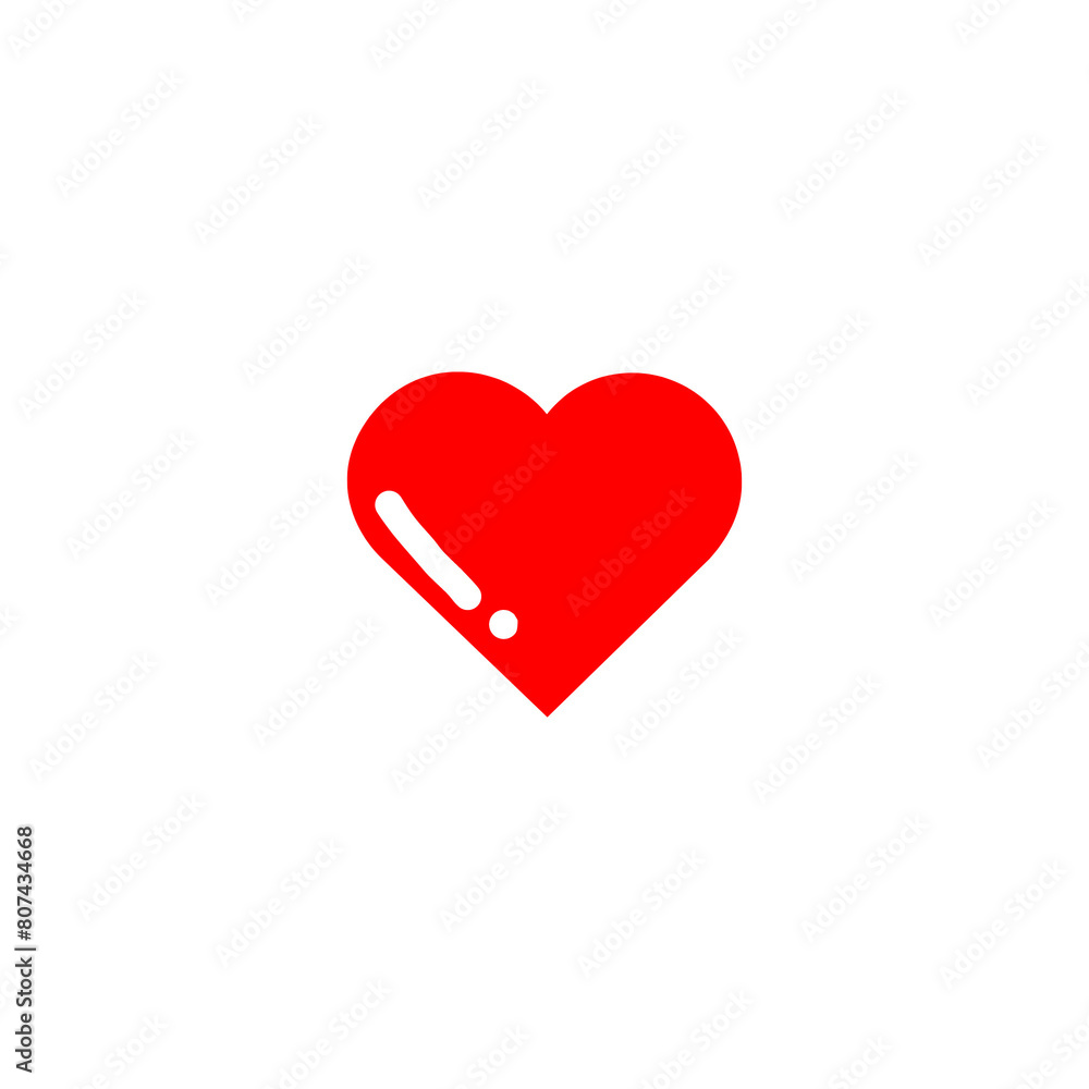 red heart isolated on white red heart isolated on white