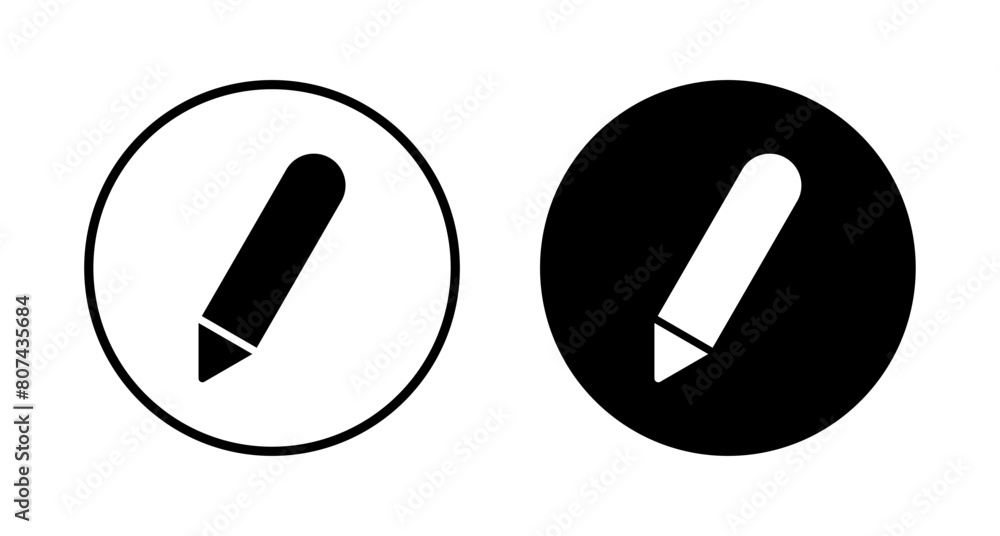 Pencil icon vector isolated on white background. Pencil vector icon Pencil icon vector isolated on white background. Pencil vector icon